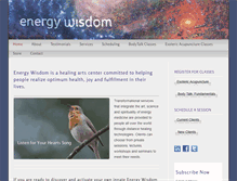 Tablet Screenshot of energywisdom.com